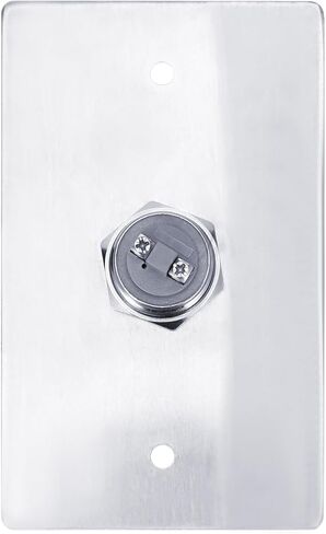 Push to Exit Button，IP67 Waterproof Stainless Steel Door Bell Type Round Request to Exit Button ，Push to Exit NO COM Switch for Door Access Control in Saudi Arabia