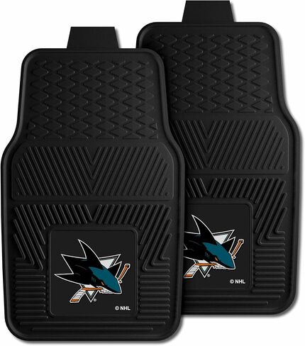 سجادة سيارة FANMATS NHL San Jose Sharks قطعتين من الفينيل شديدة التحمل، 45.72 سم × 68.58 سم in Kuwait