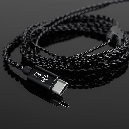 YINYOO CCZ Melody, Coffee Bean Original Replacement Cable Upgraded Earphones Cable Detachable IEM Cable with Microphones for kbear ks1/ks2/Lark/Robin/Rosefinch ccz Melody Coffee Bean Warrior IEM in Kuwait