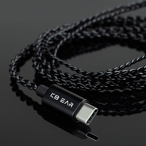 YINYOO CCZ Melody، كبل بديل أصلي لحبوب القهوة كبل سماعات أذن مطور كابل IEM قابل للفصل مع ميكروفونات لـ kbear ks1/ks2/Lark/Robin/Rosefinch ccz Melody Coffee Bean Warrior IEM in Kuwait