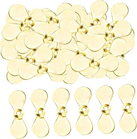 50x Fishing Propeller Blade Propeller Sequins Thicken Sturdy Fly Tying Material DIY Fishing Lures, Making Fly Propellers in Saudi Arabia