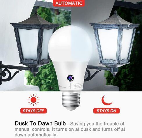 Sengled Motion Sensor Light Bulbs, Outdoor Flood Light Bulbs Motion Activated, PAR38 Led Porch Lights with Dusk to Dawn Sensor, Waterproof, 3000K Warm White, 1500LM, 2 Pack in Saudi Arabia