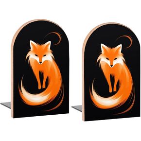 Sunglasses Corgi Tricolor Dog Book Ends Decorative Wood Bookends for Shelves Kids Room Desk Home Office Book Stoppers for Magazines,Books, DVDs, 1 Pair/2 Pieces(5x3.1 in)