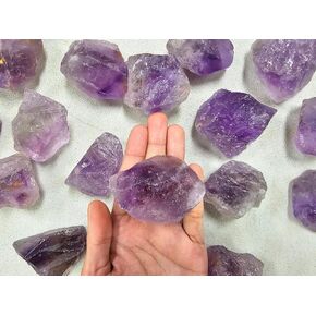 Amethyst Crystal Chunk Natural Raw Rough Purple Stone for Healing Décor and Tumbling