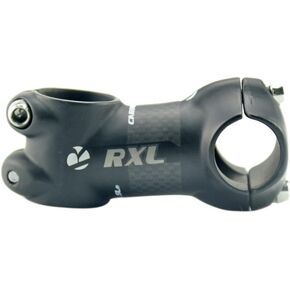 RXL SL 25.4 Stem Carbon Fiber Stem 6° Stem MTB Stem Bike Stem Mountain Bike Stem Degree 6 for Road Bike MTB Cycling Bicycle Black 50 60 70 80mm