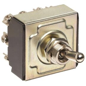 70306 Toggle Switches, 4 Pole, On/Off/On, 1.44" Width, 1.31" Length, 0.80" Height