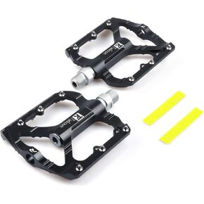 Mountain Bike Pedals, Non-Slip Platform Flat Road Cycling Bicycle Pedals 9/16 Inch