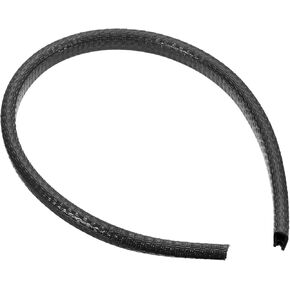 PATIKIL 0.5mx6mmx8mm Rubber Edge Trim, Metal Sharp Deck Edge Protector U Channel Guard Corner Protection Seal Strip for Skateboard Table Door Window, White