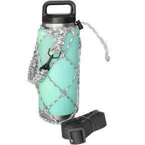 Handle for YETI Rambler Bottles - Paracord Handle and Sling - from America's No. 1 in Water Bottle Carriers and Accessories - Prevents Dropping and Dents