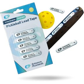 Enhance Pickleball Lead Tape - 3g Weighted Lead Strips, Highly-Adhesive & Easy to Apply Lead Tape for Pickleball Paddles, More Power and Control