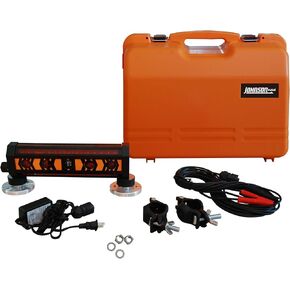 جونسون Level & Tool 40-6791 كاشف 360 درجة قابل للتركيب على الآلة مع مشبك ومغناطيس، 360 درجة، شعاع أحمر، 1 كاشف ليزر