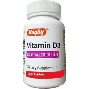 Vitamin D3 TB 25MG-25MCG 100CT Pack of 1