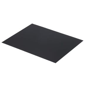 MECCANIXITY ABS Plastic Sheet 10 Inch x 8 Inch x 0.06 Inch ABS Styrene Sheets for Building Model DIY Crafts Panel Black 3 Pcs