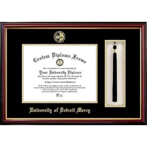 Campus Images MI985PMHGT University of Detroit, Mercy Tassel Box and Diploma Frame, 8.5" x 11"