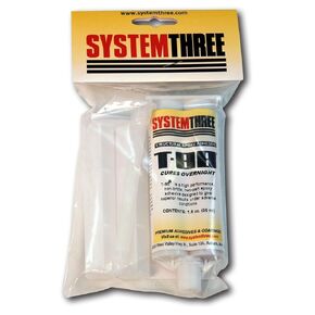 System Three T-88 Epoxy Adhesive, Amber, 1.69 Oz Cartridge