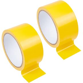 GORGECRAFT 2 Rolls 21.8Yds x 1.8" Bookbinding Repair Cloth Tape Durable Yellow Vinyl Tape Fabric Hanging Tape Book Hinging Repair Craft Tape Adhesive Tapes Acid Free Archival Tape for Bookbinders