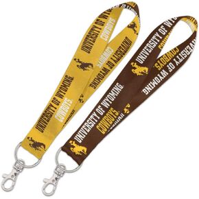 WinCraft NCAA University of Wyoming Cowboys Key Strap with 6 Inch Loop and Swivel Lobster Clasp