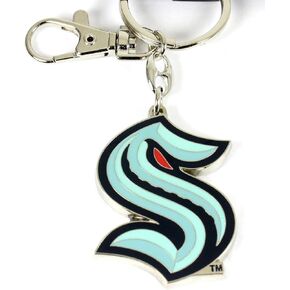 Aminco NHL Seattle Kraken Heavyweight Keychain, Team Color, One Size (NHL-KT-091-35)