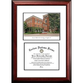 Campus Images CA940V University of Southern California Scholar Diploma Frame, 8.5" x 11"