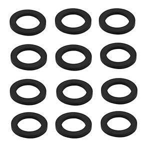 12Pcs M20 Rubber Flat Washers 30mm OD 20mm ID 3mm Thickness for Faucet Pipe Water Hose.