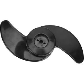 10in 2-Blade Marine Propeller Kit Plastic Outboard Propeller Boat Engine Propeller Electric Thruster Trolling Motor Parts for 50lb/60lb/68lb/88lb Outboard,for 12V/24V Motor