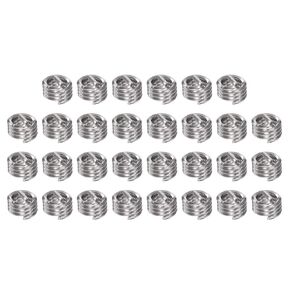 30pcs Wire Threaded Inserts 3/8-16 UNC 1D 9.5mm 304 Stainless Steel Helical Coiled Wire Thread Sleeve