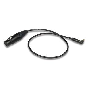 PL-C07 3-pin XLR Female to 3.5mm Right-Angle Plug Cable 18", Microphone Cable for DSLR, Mirrorless Camera, MKE600, NTG2, NTG4