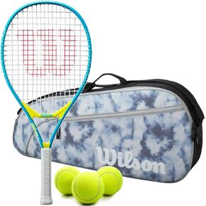 Wilson Ultra Power Jr Tennis Racquet Bundled w a Tennis Bag or Backpack and Tennis Balls