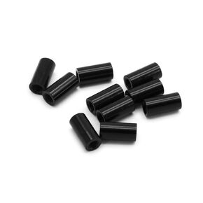 10pcs M3x25mm Aluminum Anodized Spacer Standoff (Black)