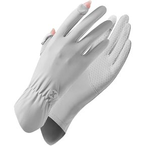Ultra Thin Full Finger UV Protection Gloves Driving Gloves Women, UV Gloves Sun Protection Gloves