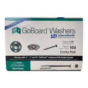 Fasteners 1-¼" Washer, 1-5/8" Long for Wood Studs 100 Pcs