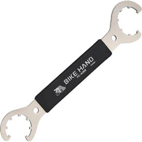 BIKEHAND eBike E-bike Bottom Bracket Lockring Install Remove 2 in 1 Cone Removal Wrench Compatible with Bosch Active/Active Plus/Performance and CX Line