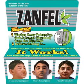 ZANFEL - Poison Ivy, Oak & Sumac Wash, 1 Oz
