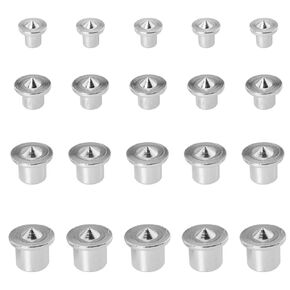 20PCS Panel Furniture Positioning Woodworker Round Dowel Points Round Pin DIY Locator (1/4 5/16 3/8 1/2 inch) Apply to Integrated Cabinet Closet Wooden Furniture