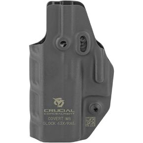 CRUCIAL IWB for GLOCK 43/43X AMBI BK