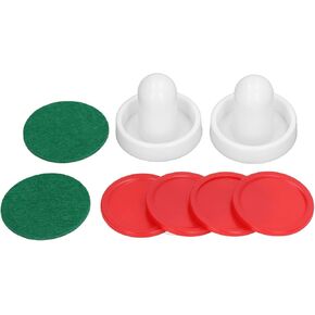 Air Hockeys Pusher Accessories, 8pcs 60mm Air Hockeys Puck Kit Resistance Long Lasting Table Air Hockeys Accessories
