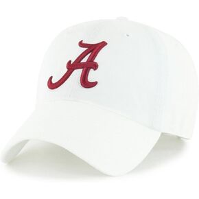 Officially Licensed Alabama University MVP White Hat Classic Adjustable Team Logo Structured Cap