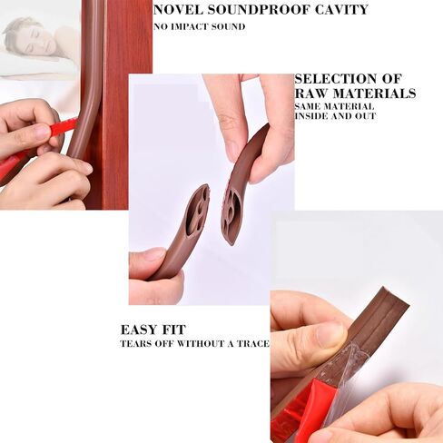 2pcs 20ft Silicone Door Weather Stripping Door Seal Strip Self-Adhesive Backing Seals Large Gap (From 5/32 Inch To 1/4 Inch) Seal Strip For Door Frame Insulation Large Gap Easy To Cut & Install（White) in Saudi Arabia