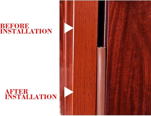 2pcs 20ft Silicone Door Weather Stripping Door Seal Strip Self-Adhesive Backing Seals Large Gap (From 5/32 Inch To 1/4 Inch) Seal Strip For Door Frame Insulation Large Gap Easy To Cut & Install（White) in Saudi Arabia