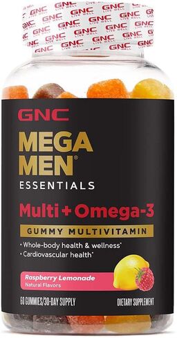 GNC Mega Men Essentials Multi Plus - أوميغا 3 غائر، 60 قيراط in Saudi Arabia