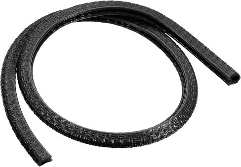 Patikil 0.5mx6mmx8mm حافة مطاطية، حافة معدنية حادة على سطح السفينة حامي U قناة حماية الزاوية شريط عازل لنافذة باب طاولة التزلج، أبيض in Kuwait