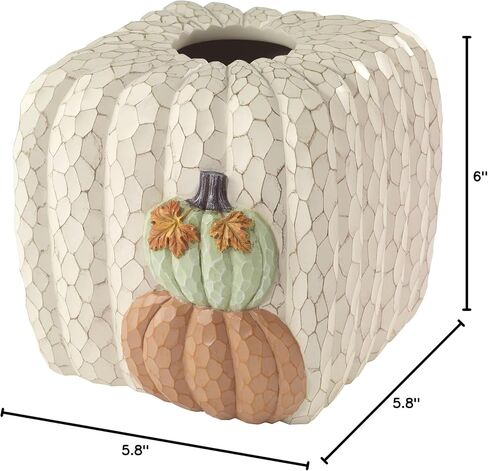 Avanti Linens - Covered Jar, Countertop Organizer, Fall Inspired Home Decor (Grateful Patch Collection) in Saudi Arabia