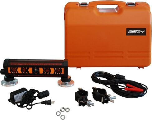 Johnson Level & Tool 40-6791 Machine Mountable 360 Degree Detector with Clamp and Magnet, 360°, Red Beam, 1 Laser Detector in Saudi Arabia