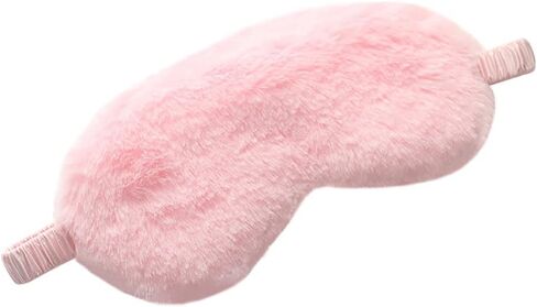 Plush Sleep Eye Mask Light Blocking Sleeping Mask Sleep Eye Covers Soft Sleeping Blindfold Meditation Travel Eyeshades with Elastic Strap for Adults Children Gray in Saudi Arabia