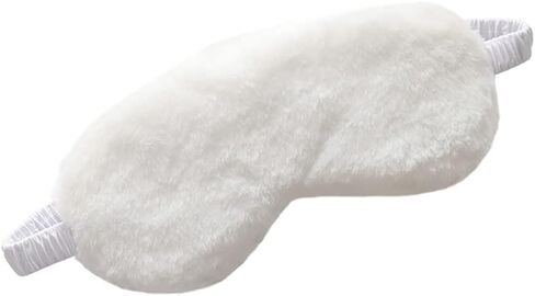 Plush Sleep Eye Mask Light Blocking Sleeping Mask Sleep Eye Covers Soft Sleeping Blindfold Meditation Travel Eyeshades with Elastic Strap for Adults Children Gray in Saudi Arabia