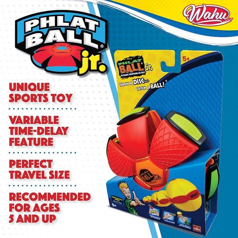 WAHU Phlat Ball Junior Green - Throw A Disc Catch A Ball - Time Delay Transformation Flying Toy in Saudi Arabia