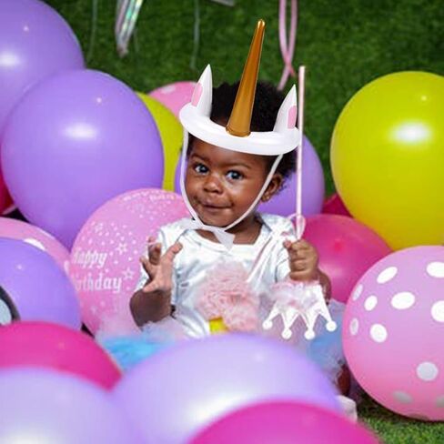 ألعاب حفلات جوليو يونيكورن، مجموعة ألعاب الرمي الدائري القابلة للنفخ تتضمن قطعتين يونيكورن و12 قطعة من حلقات الرمي، هدايا ألعاب الحفلات، عبوة من قطعتين in Kuwait