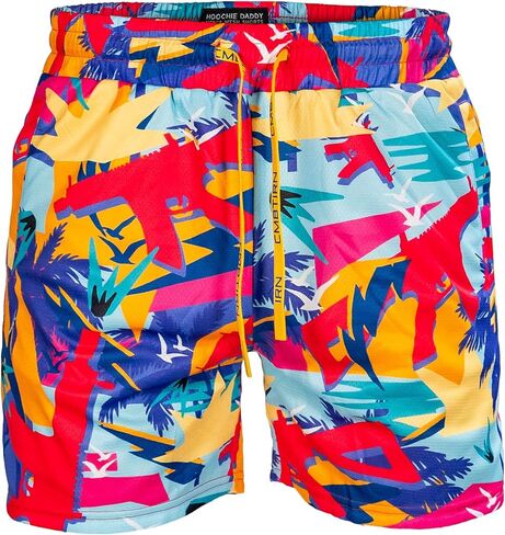 Combat Iron Hoochie Daddy Men's Mesh Shorts - 5" Inseam Soft Mesh Double Lined with Pockets - 100% Flex Polyester in Saudi Arabia