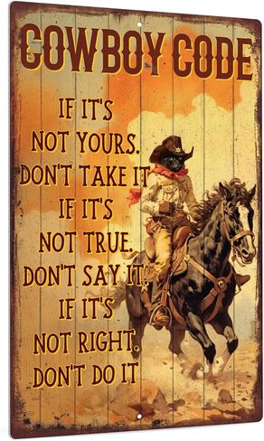 Putuo Decor 1pc Cowgirl Vintage Metal Tin Sign, Be a Cowgirl, Wall Art Decor for Home Office Bedroom Coffee Shop Cafe, 7.8 X 11.8 Inches in Kuwait