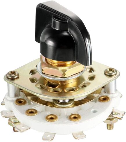 uxcell 2P4T 2 Pole 4 Position Selectable 1 Deck Band Channel Rotary Switch Selector with Knob in Saudi Arabia